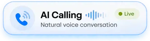 AI calling live